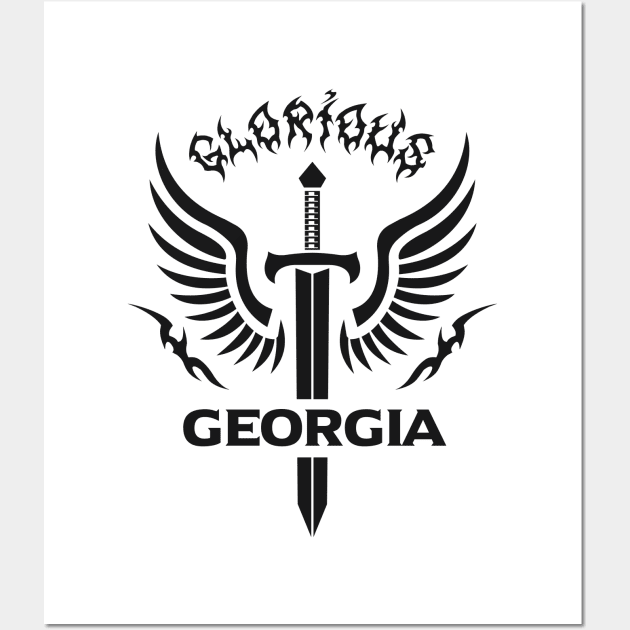 Glorious Georgia Wall Art by VecTikSam